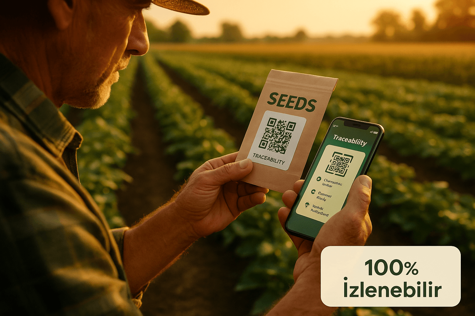 İzlenebilir tedarik zinciri görseli